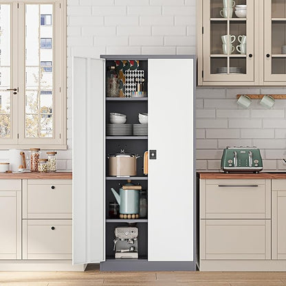 Metal Storage Cabinet-72” Tall Steel File Cabinets