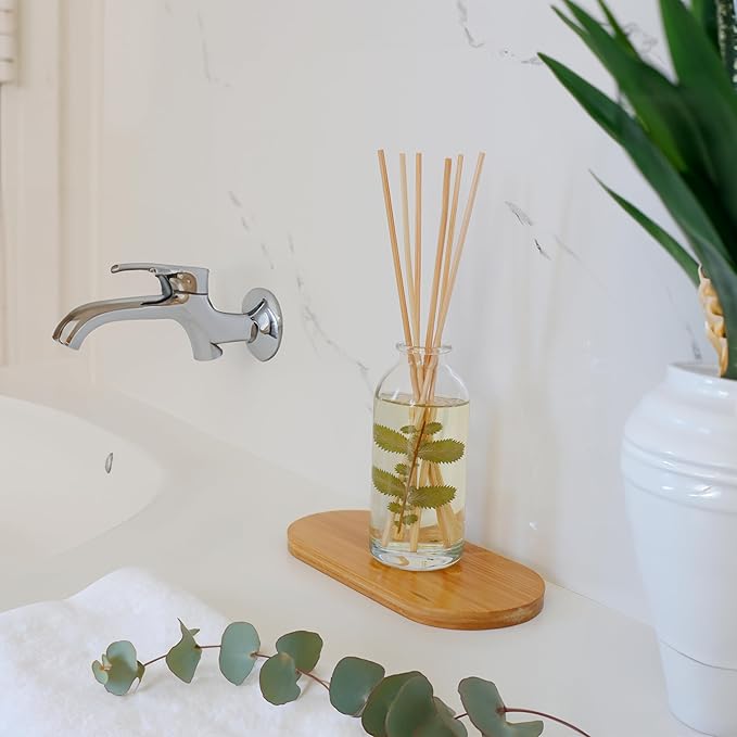 Urban Naturals Lavender Sandalwood Essential Oil Reed Diffuser Set