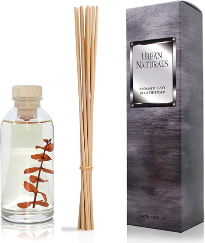 Urban Naturals Bay Rum & Sandalwood Reed Diffuser Scent Sticks Gift Set |