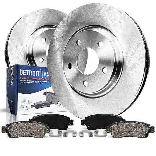 Detroit Axle - Rear Brake Kit for 2013-2019 Ford Explorer Flex Taurus Police Interceptor Sedan Utility Lincoln MKT 2013-2016 MKS