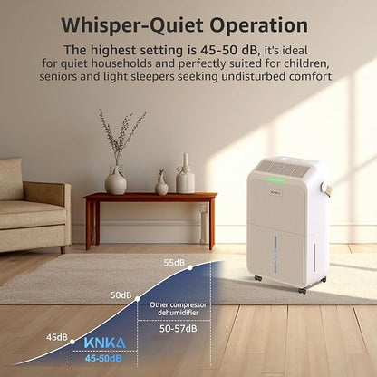 KNKA 2500 Sq.Ft Dehumidifiers for Home