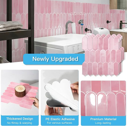 Art3d 12 x 12 Inch Heavy-Duty Peel and Stick Backsplash, Self-adhesive Wall