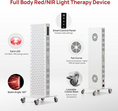 Red Light Therapy Panel for Body, 7 Wavelengths, Near‑Infrared Light Wellness