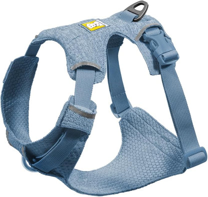 Ruffwear, Front Range Flex Dog Harness, Engineered Knit Construction for Ultimate Fit and Mobility, Lightweight Flexible Everyday Harness with Dual Leash Clips, Polar Blue, Medium