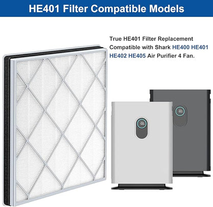 Katerelis Compatible with Shark 4 HE401 HE402 HE405 HE400 UA415 True Filter