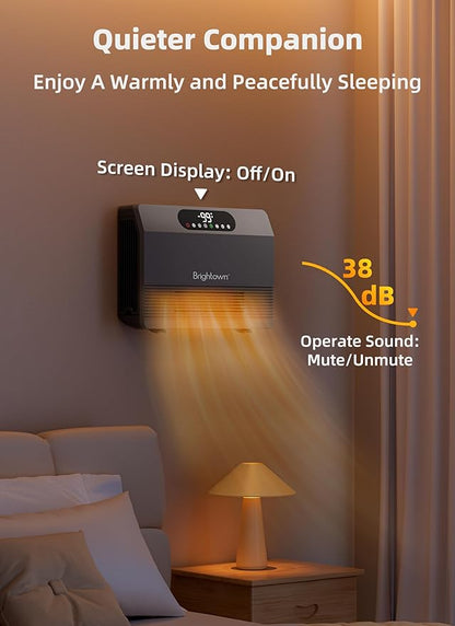 Brightown Wall Heater for Indoor Use, Space Heater