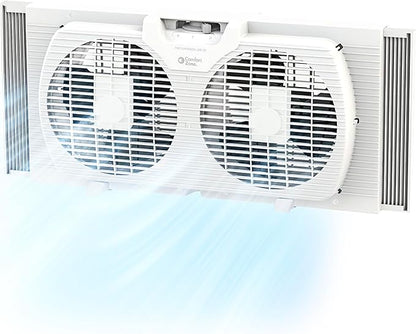 Comfort Zone Twin Window Fan