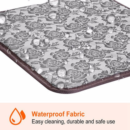 Pet Heating Pad, Waterproof Adjustable Warm Blanket, With Anti Bite Steel Rope Box