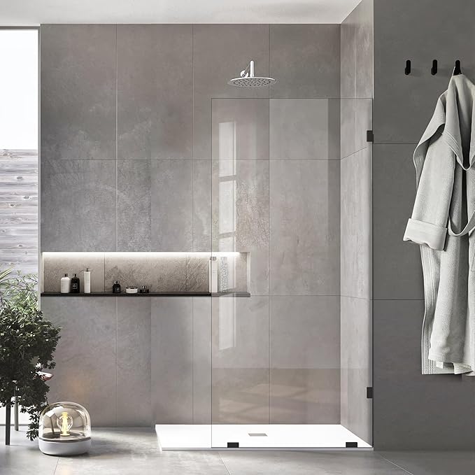 Bathroom Shower Glass Door 34 * 80"