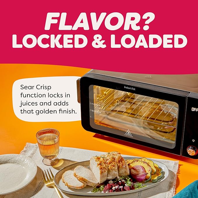 Instant Pot No Preheat Required* 6-Slice Air Fryer Toaster Oven
