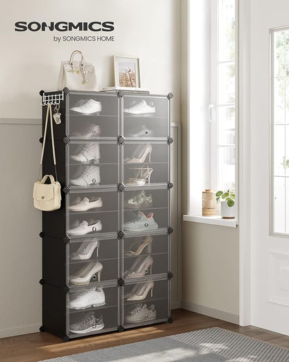 SONGMICS Shoe Rack Organizer, 10-Tier Shoe Storage Cabinet