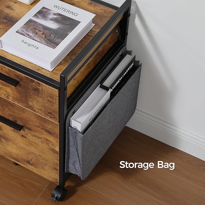EUREKA ERGONOMIC 2-Drawer Mobile File Cabinet