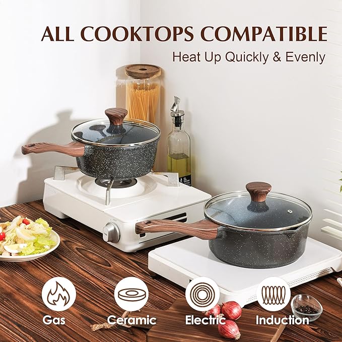 SENSARTE Nonstick Sauce Pan