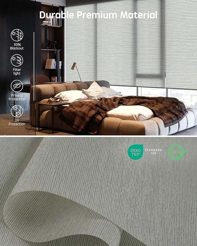 Yoolax Motorized Blinds with Remote, Smart Blinds