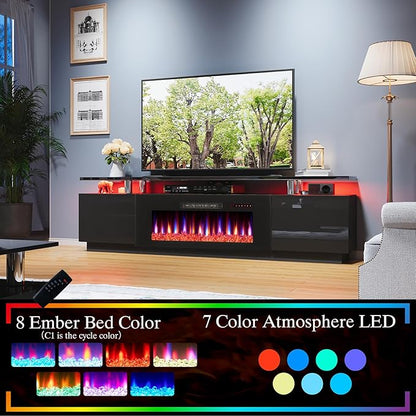 AMERLIFE Fireplace TV Stand