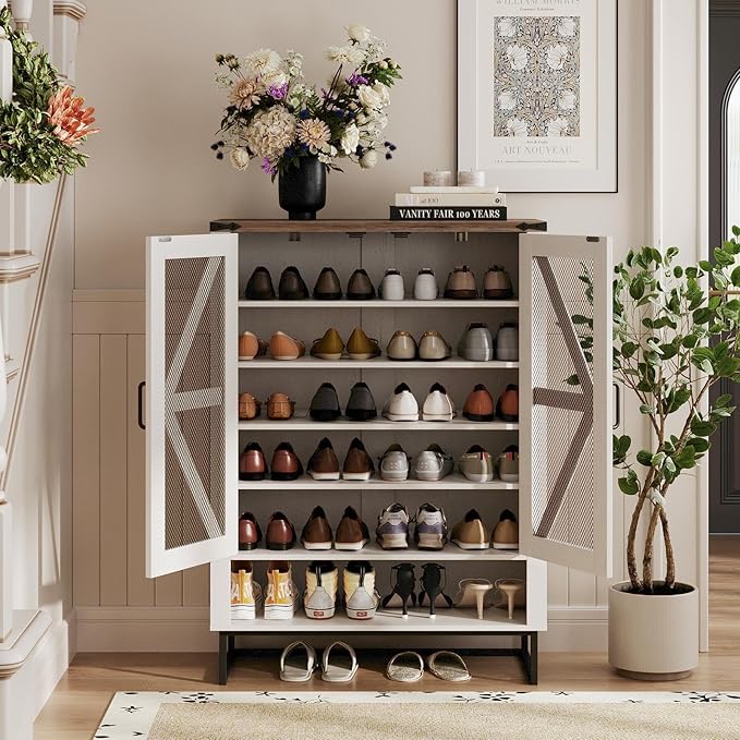 Maupvit 42.1" Farmhouse Shoe Cabinet