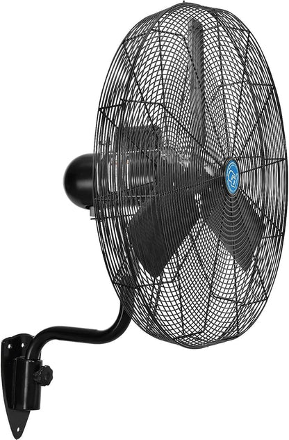 Continental Dynamics CD Premium 30" Oscillating Wall Mount Fan, TEFC Motor