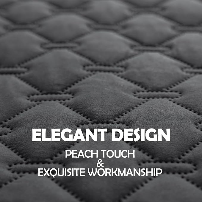 gogobunny 3X Stronger Waterproof Pet Blanket, Scratch Proof Furniture Protector for Dogs Cats, Reversible Cover 30x30 Inch, Dark Grey