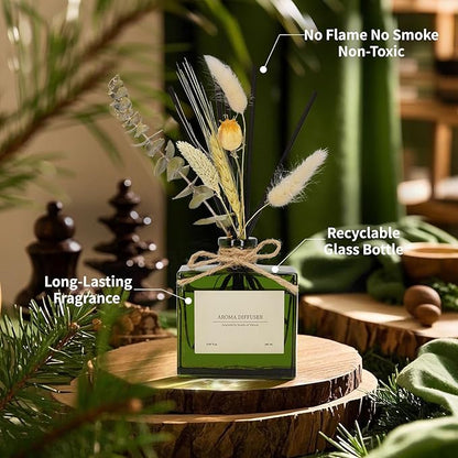 Reed Diffuser, 6.09 oz Jasmine Lily Scent Diffuser