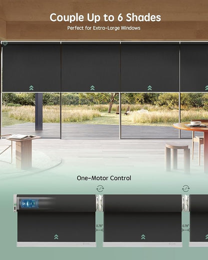 Yoolax Smart Coupled Roller Shades Compatible