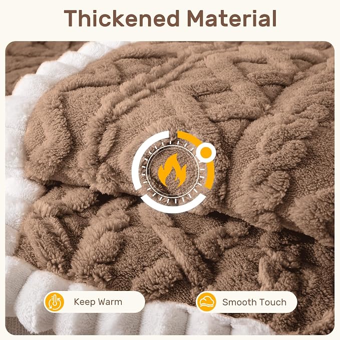 Couch Cover for Dogs, Washable Non Slip Sofa Covers for 2 Cushion Couch Pet Friendly Fuzzy Sofa Protector&Bed Mat for Pets (27.6"x59.06" Coffee)