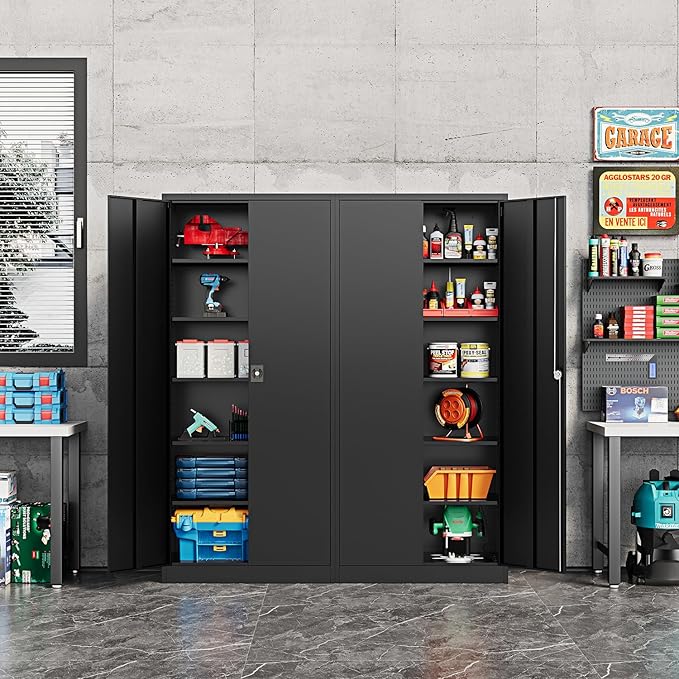 Metal Storage Cabinet-71” Tall Steel File Cabinets