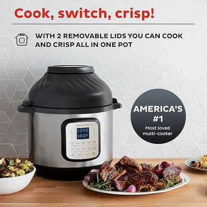 Instant Pot Duo Crisp 11-in-1 Air Fryer and Electric Pressure Cooker Combo