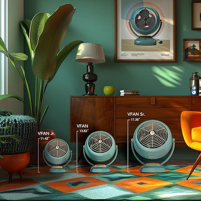 Vornado VFAN™ Sr. Vintage Fan, Large Retro Metal Air Circulator