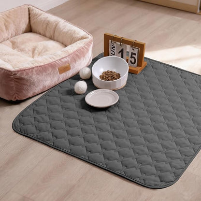 gogobunny 3X Stronger Waterproof Pet Blanket, Scratch Proof Furniture Protector for Dogs Cats, Reversible Cover 30x30 Inch, Dark Grey