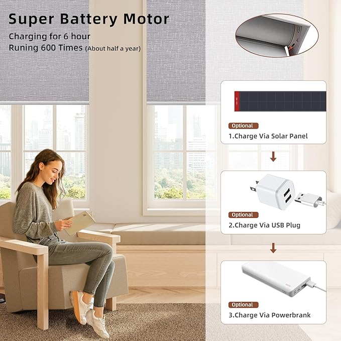 Motorized Blinds Roller Shade