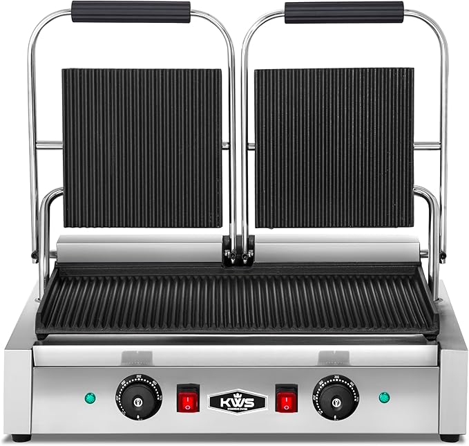 KWS PM-23 3400W Electric Panini Press Maker