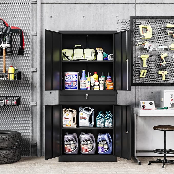 MIIIKO Metal Storage Cabinet