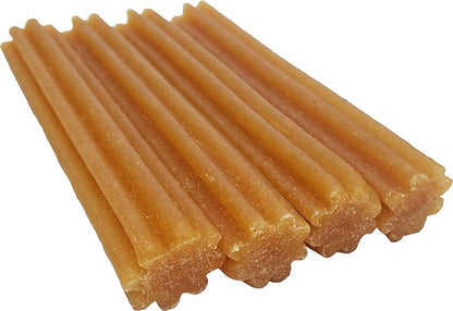 Himalayan Dog Chew Churro Yak Cheese Dog Chews, 100% Natural, Long Lasting, Gluten Free, Healthy & Safe Dog Treats, Lactose & Grain Free, Protein Rich, For All Breeds, Soft, Real Bacon Flavor, 4 Pack