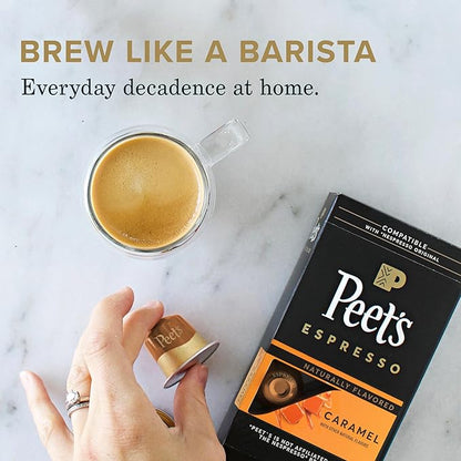 Peet's Coffee, Medium Roast Espresso Capsules, Compatible