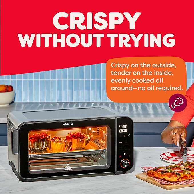 Instant Pot No Preheat Required* 6-Slice Air Fryer Toaster Oven
