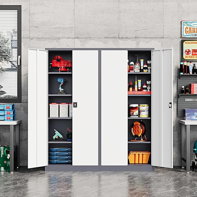 Metal Storage Cabinet-72” Tall Steel File Cabinets