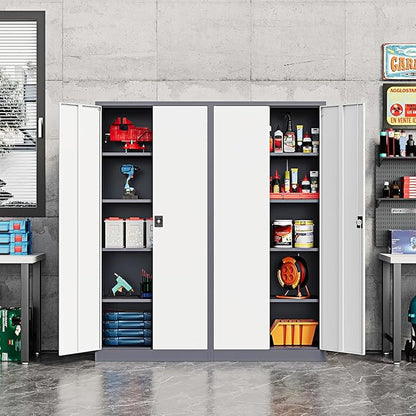 Metal Storage Cabinet-72” Tall Steel File Cabinets
