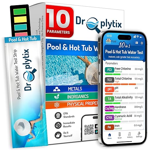 10-in-1 Pool & Spa Water Test Kit