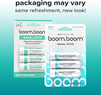 BoomBoom Nasal Stick | Vapor Flow Technology | Cool Refreshing Sensation |