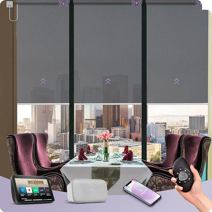 Graywind Motorized Solar Shades Compatible