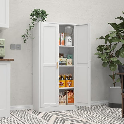 60" Tall Kitchen Pantry Storage Cabinet