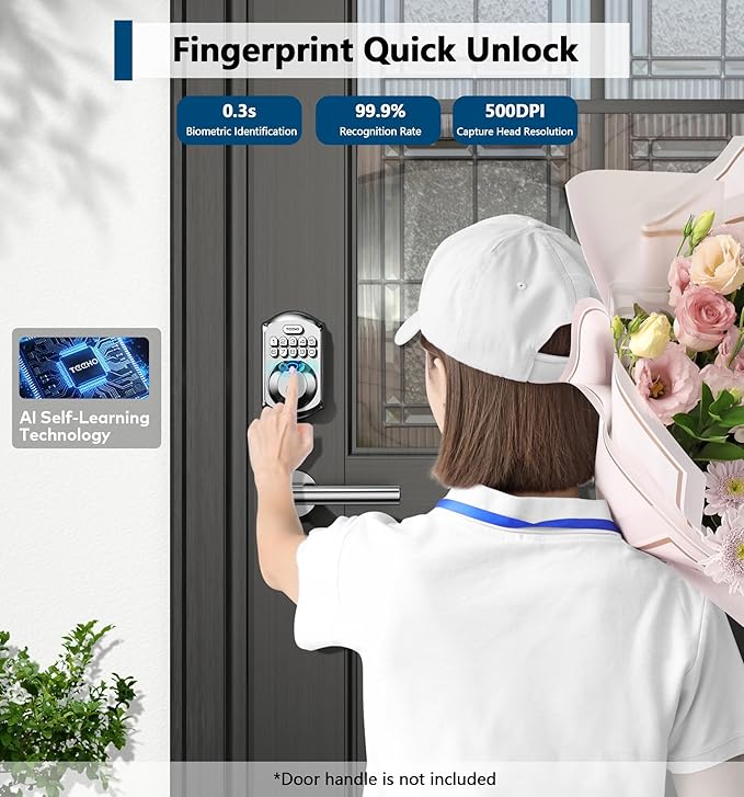 TEEHO TE002 Fingerprint Door Lock