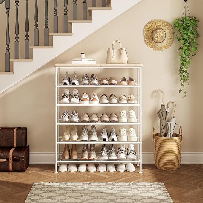 SUOERNUO Shoe Rack Organizer 6 Tier