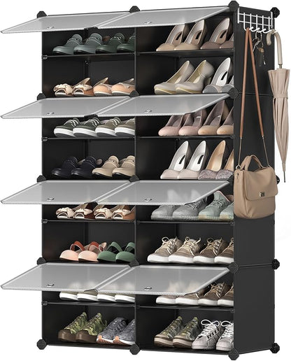 SONGMICS Shoe Rack Organizer, 8-Tier Shoe Storage Cabinet