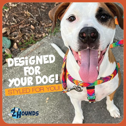 2 Hounds Design Freedom No Pull Dog Harness, 1 inch XL, Rose | Discourages Pulling, Comfortable Control Adjustable Dog Harness for Extra Large Sized Dogs, Made in USA (Leash Not Included)