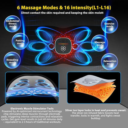 FDA Cleard - EMS/TENS abs Stimulator Abdominal, Electronic Muscle Stimulator