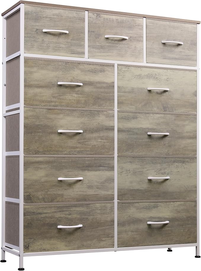 WLIVE Tall Dresser for Bedroom, Fabric Dressers Storage Tower, Dresser & Chest