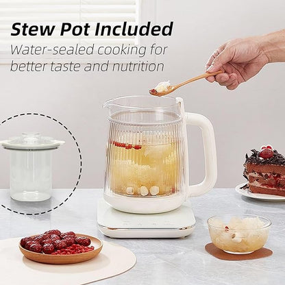 Health Pot, 1.5L Double-Layer Glass Electric Kettle