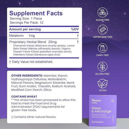 Neuro Sleep & Recharge Meltaway Mints