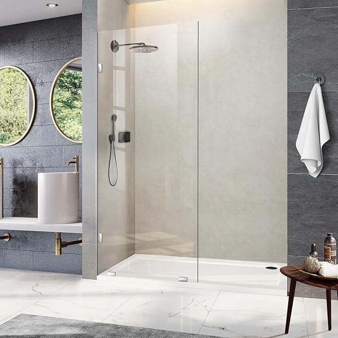 Bathroom Shower Glass Door 24 * 78"
